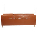 Scandinavia Design 3 Seater Leather Sofa
